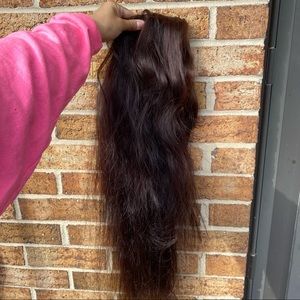 ⭐️12HR SALE⭐️Brown 24inch 150 density 13x4 lace front human hair wig